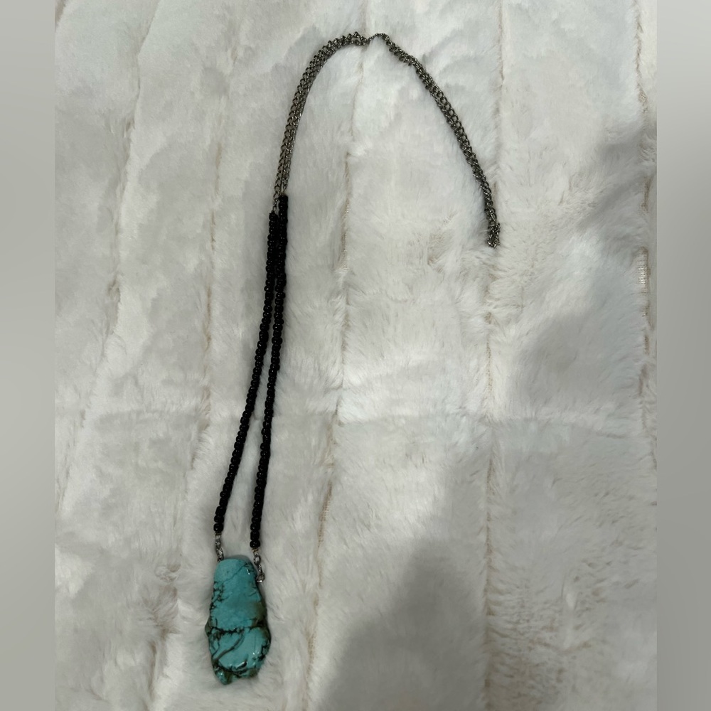 Cute teal stone necklace